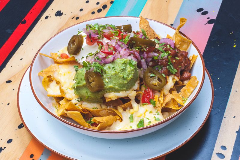 Chuys famous queso dip with chips